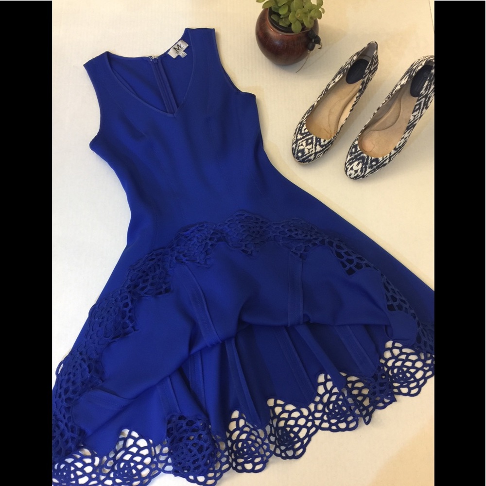 M By Maia🌷Royal Blue Dress Sz 6 - Picture 6 of 10